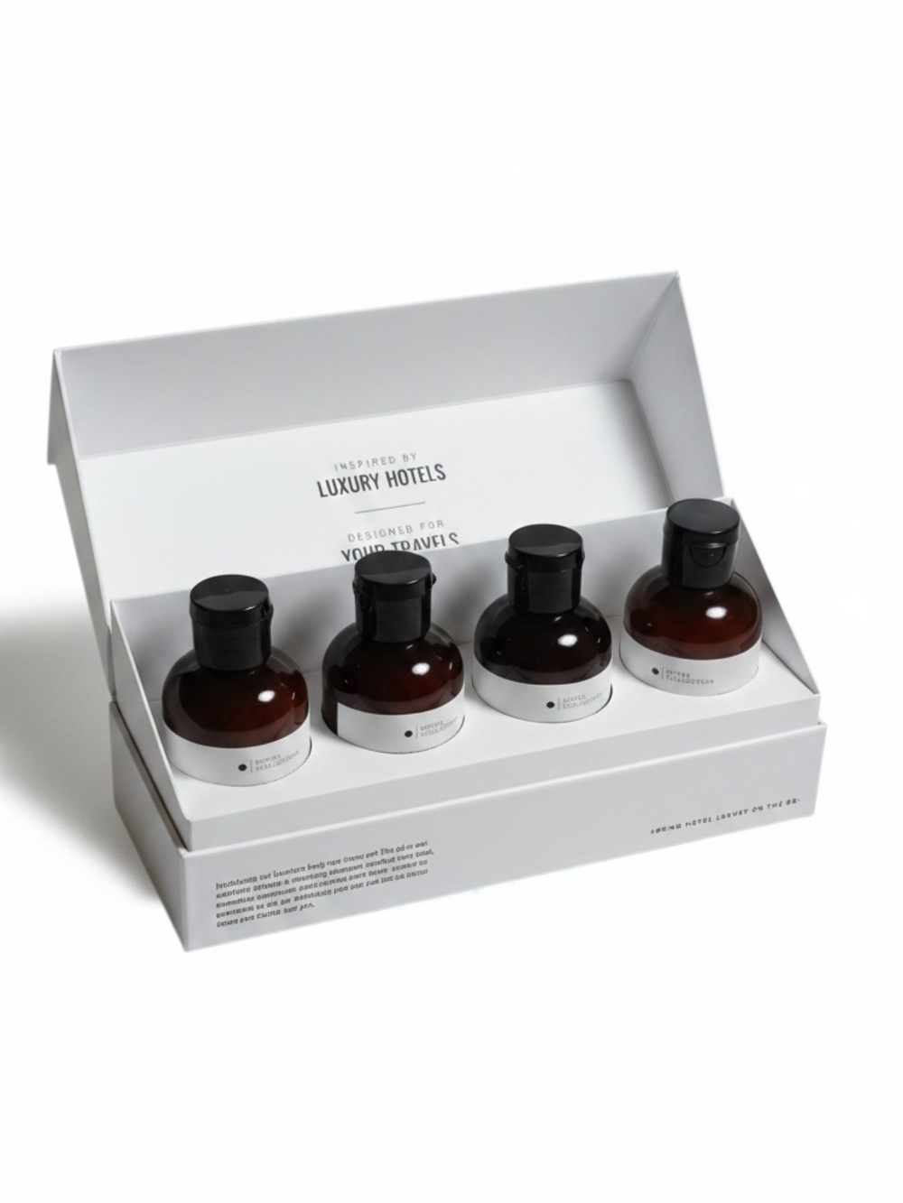 Hotel Collection Black Velvet Luxury Body Care Travel Set New In Box